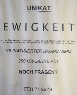 Unikat Ewigkeit